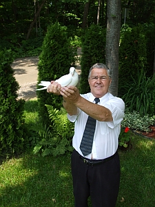 Envol�e de colombes